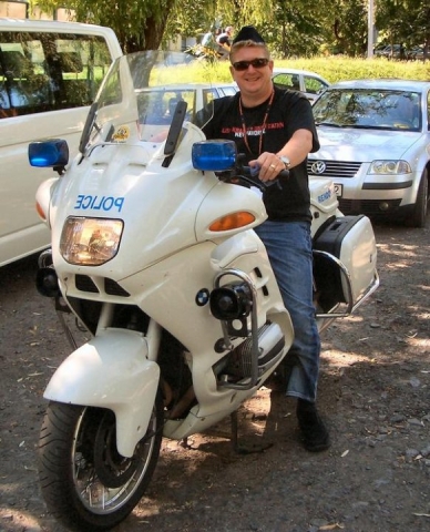 police bike Hungary